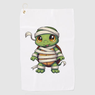 Mummy Turtle Golf Towel