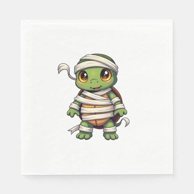 Mummy Turtle Napkins (Front)