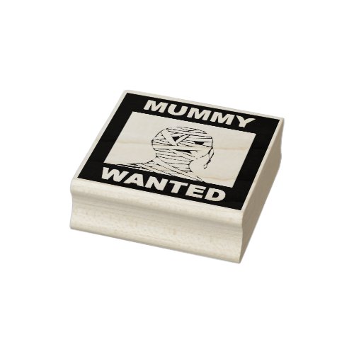 Mummy wanted poster illsutration art stamp