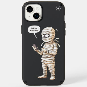 Mummy with a Phone, Halloween, author Natasha Us  Speck iPhone 14 Plus Case
