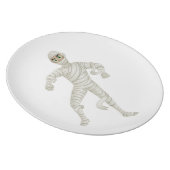 Mummy with Green Eyes Melamine Plate (Right Side)