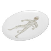 Mummy with Green Eyes Melamine Plate (Left Side)