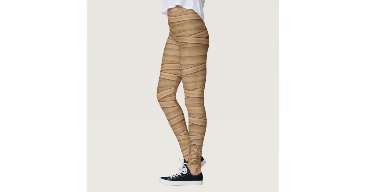 Mummy with Mummy Cat Leggings
