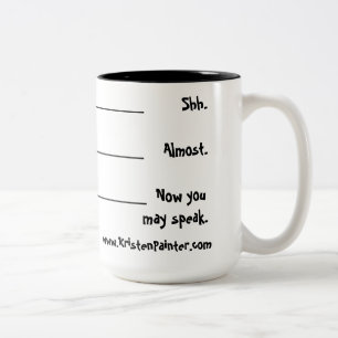Mummy's Diner mug - tolerance levels