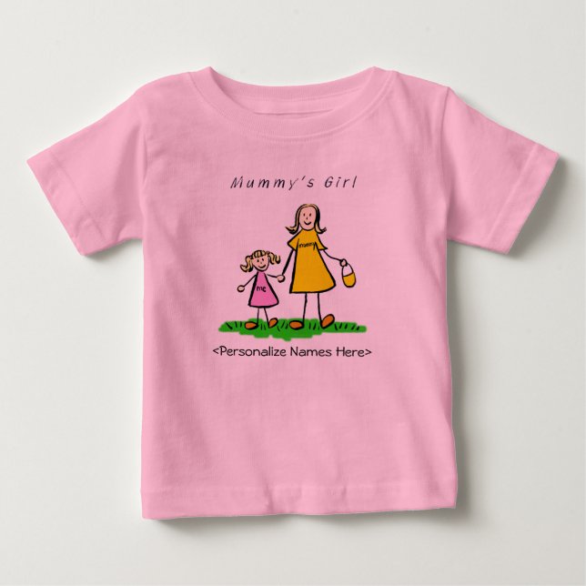 Mummy's Girl - Blonde Mother & Daughter Shirt (Front)