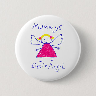 Mummy's Little Angel Button