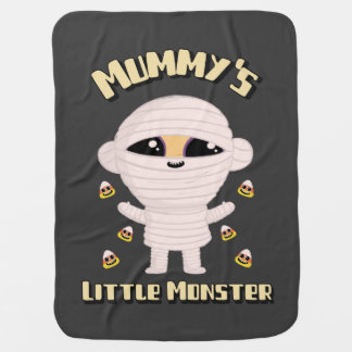 Mummy's Little Monster Halloween Baby Blanket