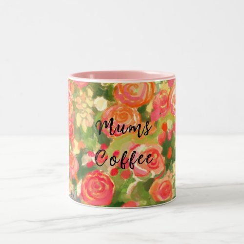 Mums coffee Floral  Mug