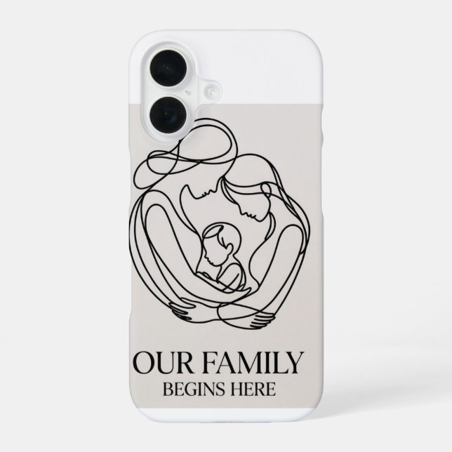 Mums expecting a baby  iphone case (Back)