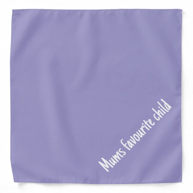 Mums Favorite Child Dog Bandana  (Front)