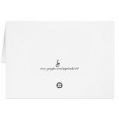 mums greeting card (Back Horizontal)