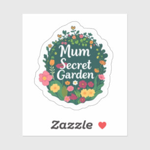 Mums Secret Garden Aesthetic Flower Sticker