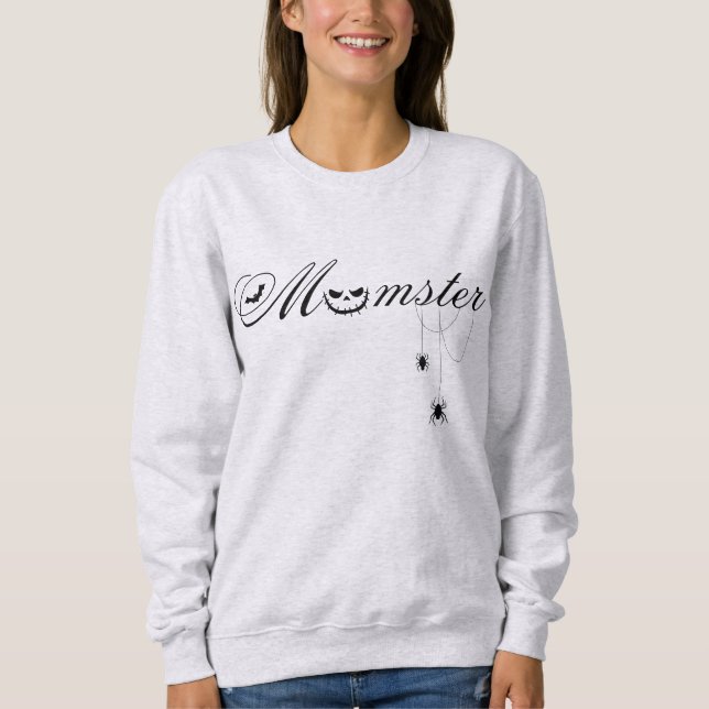 Mumster Halloween Mom monster design Sweatshirt (Front)