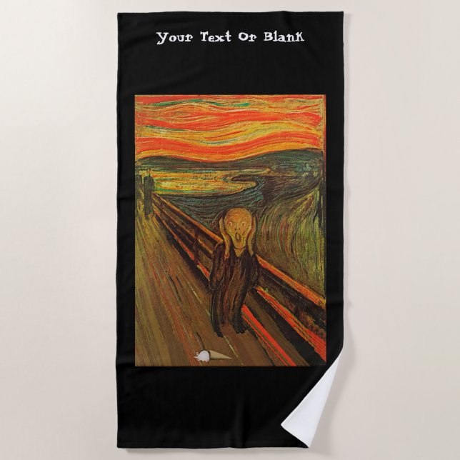 Munch - The Ice Scream Beach Towel (Front)