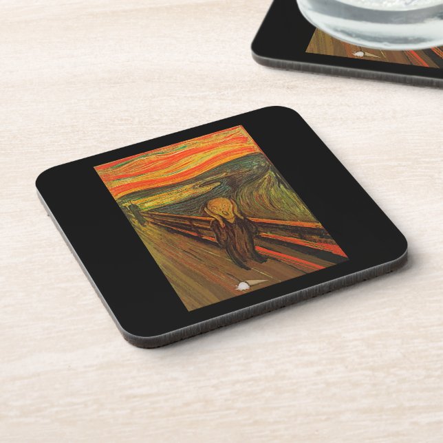 Munch - The Ice Scream Drink Coaster (Left Side)
