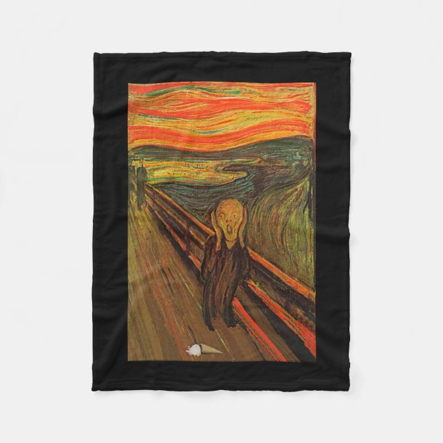 Munch - The Ice Scream Fleece Blanket (Front)