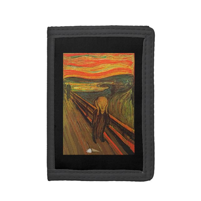 Munch - The Ice Scream Trifold Wallet (Front Vertical)
