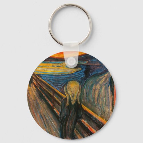 Munch The Scream Key Chain