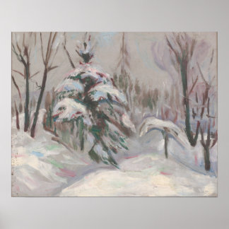 Munch - Winter Forest 1927 Poster