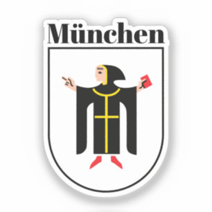 München Coat of Arms Sticker