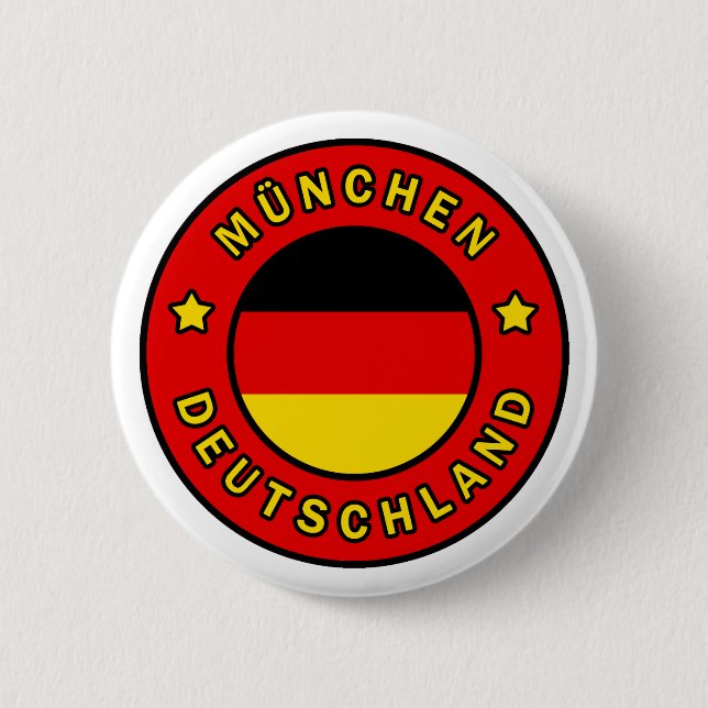 München Deutschland Button (Front)