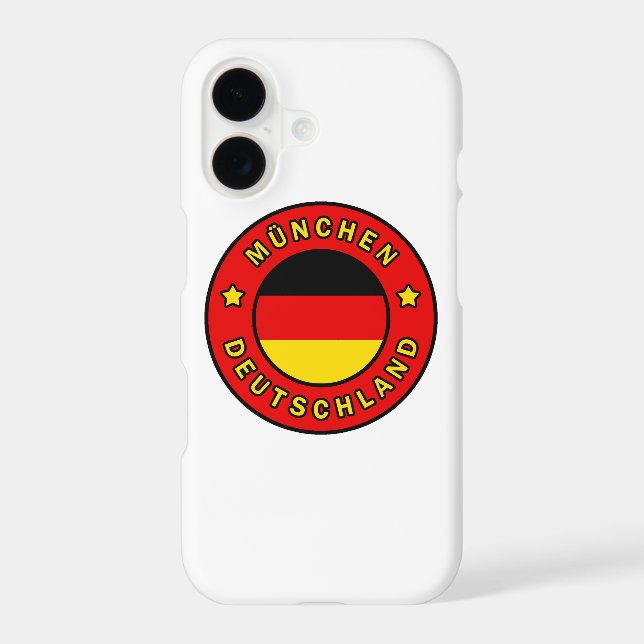 München Deutschland Iphone Case (Back)