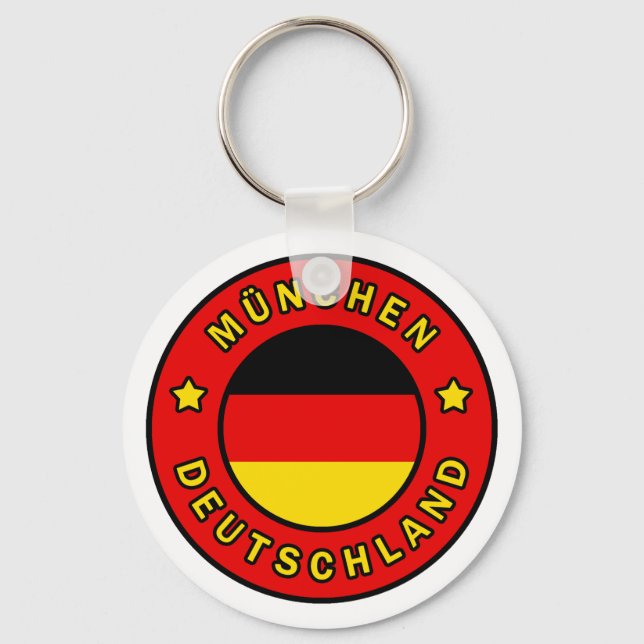 München Deutschland Keychain (Front)