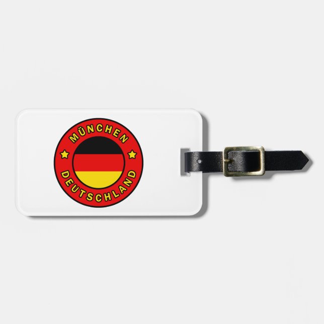 München Deutschland Luggage Tag (Front Horizontal)
