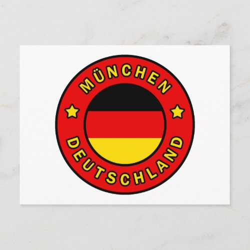 Mnchen Deutschland Postcard