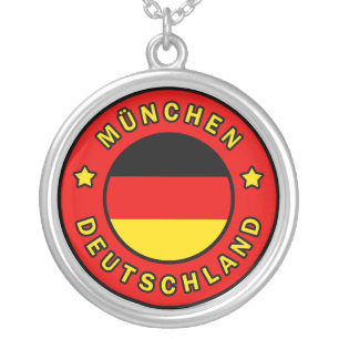 München Deutschland Silver Plated Necklace