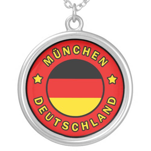 Mnchen Deutschland Silver Plated Necklace