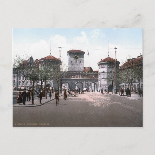 München Isartor Postcard (Front)