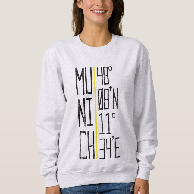 München Munich Coordinates Tank Top, Germany (Front)