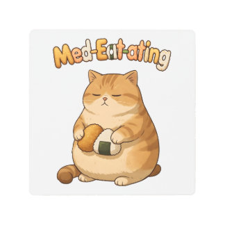 MunchingMeditate Metal Print