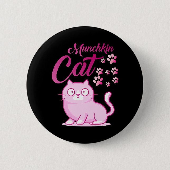 Munchkin Cat       Button (Front)