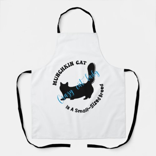Munchkin Cat Is A Small Size Breed Classic T_Shirt Apron