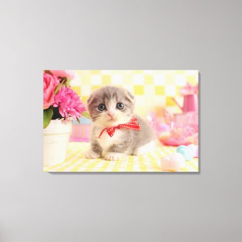 Munchkin Kitten Canvas Print