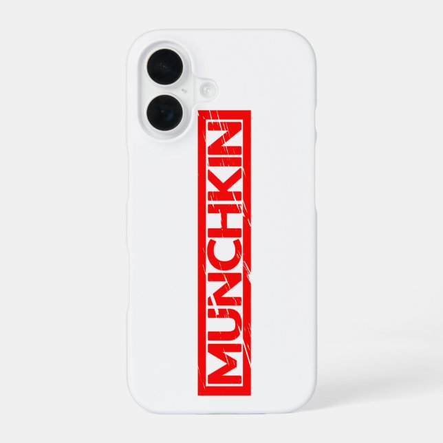 Munchkin Stamp Iphone Case (Back)
