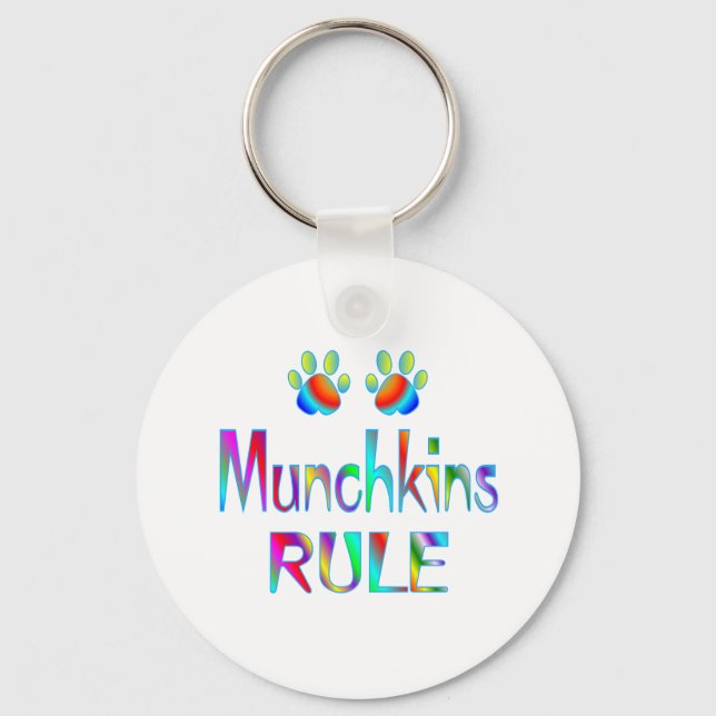 Munchkins Rule Keychain (Front)