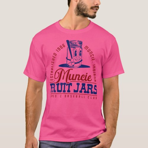 Muncie Fruit Jars Baseball T_Shirt