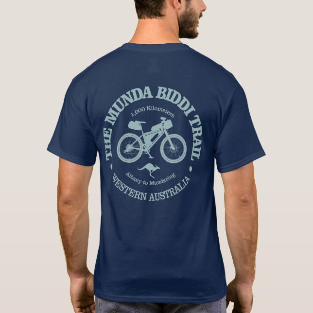 Munda Biddi Trail (cycling) T-Shirt (Back)