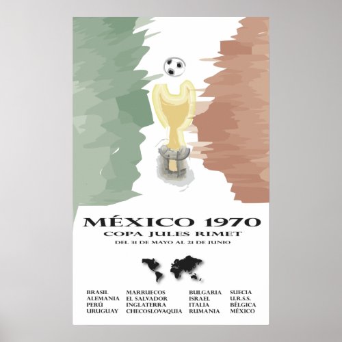 Mundial Mexico 70 Poster