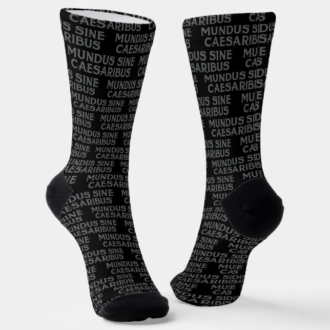 Mundus Sine Caesaribus Socks (Angled)