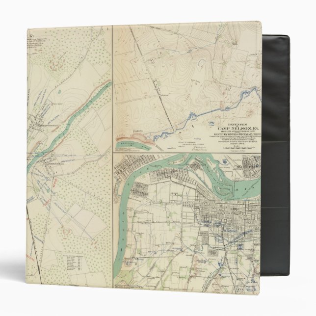 Munfordville, Camp Nelson, Louisville, Ky 3 Ring Binder (Front/Inside)