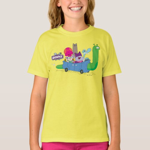 Mung Chowder Shnitzel  Truffles in Snail Car T_Shirt