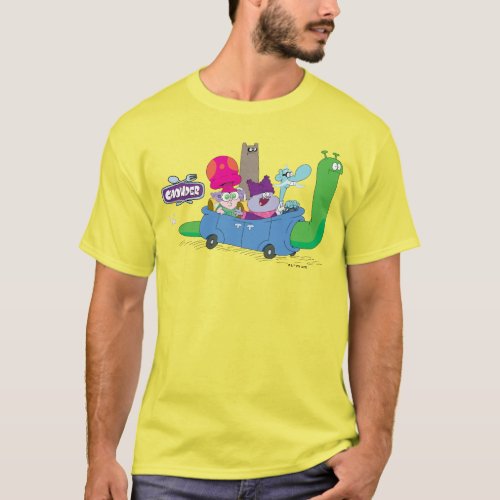 Mung Chowder Shnitzel  Truffles in Snail Car T_Shirt