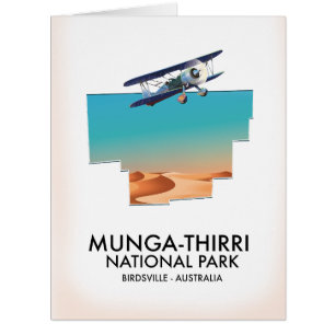 Munga-Thirri National Park Birdsville Australia Cards