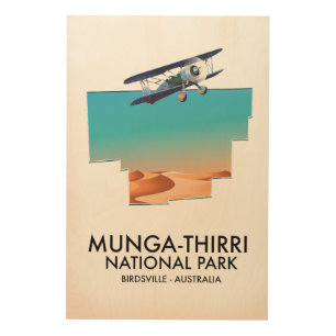 Munga-Thirri National Park Birdsville Australia  Wood Wall Art