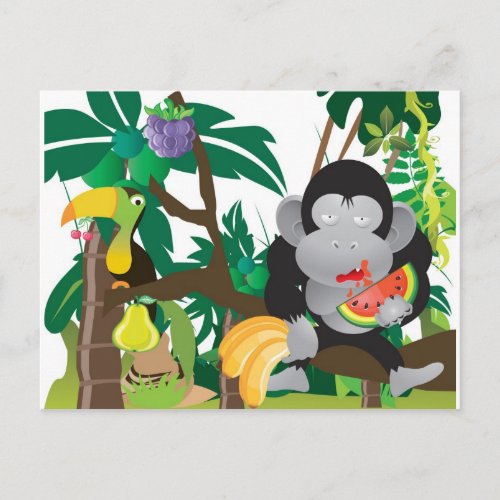 Mungle in the Jungle Postcard