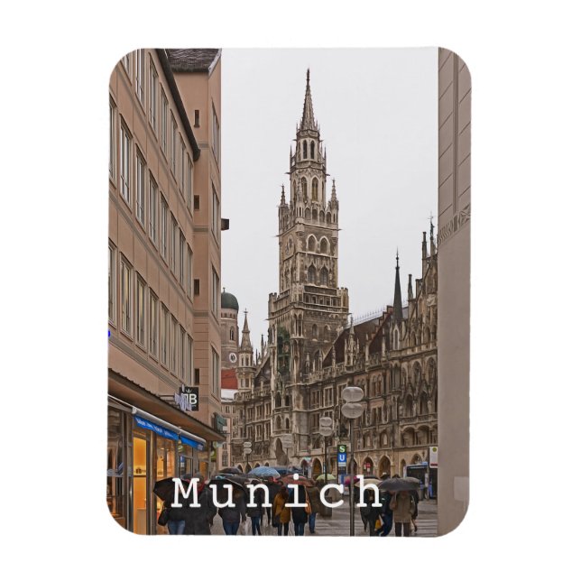 Munich # 23   magnet (Vertical)